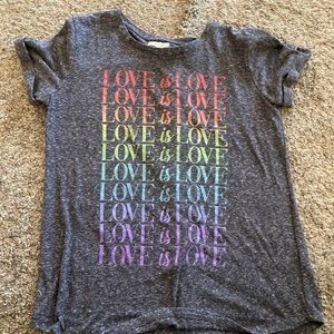 Maurice’s Love Is Love T-Shirt -M - Grey